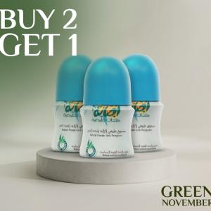 Odorless Deodorant Roll-On X3